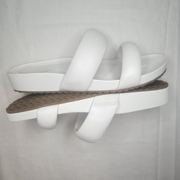 Cole Haan Mojave Double Band Slide Ivory Sz 9 NWT Retail $130 - Picture 6 of 12